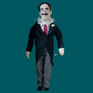 Effanbee vtg 1980s Groucho Marx doll 17" tall